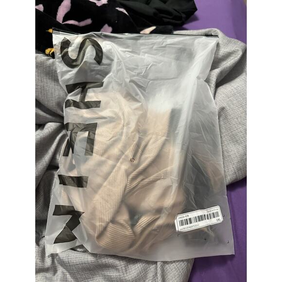 SHEIN Plus ‘Never Mind’ Contrast Binding Bodysuit - Picture 3 of 4